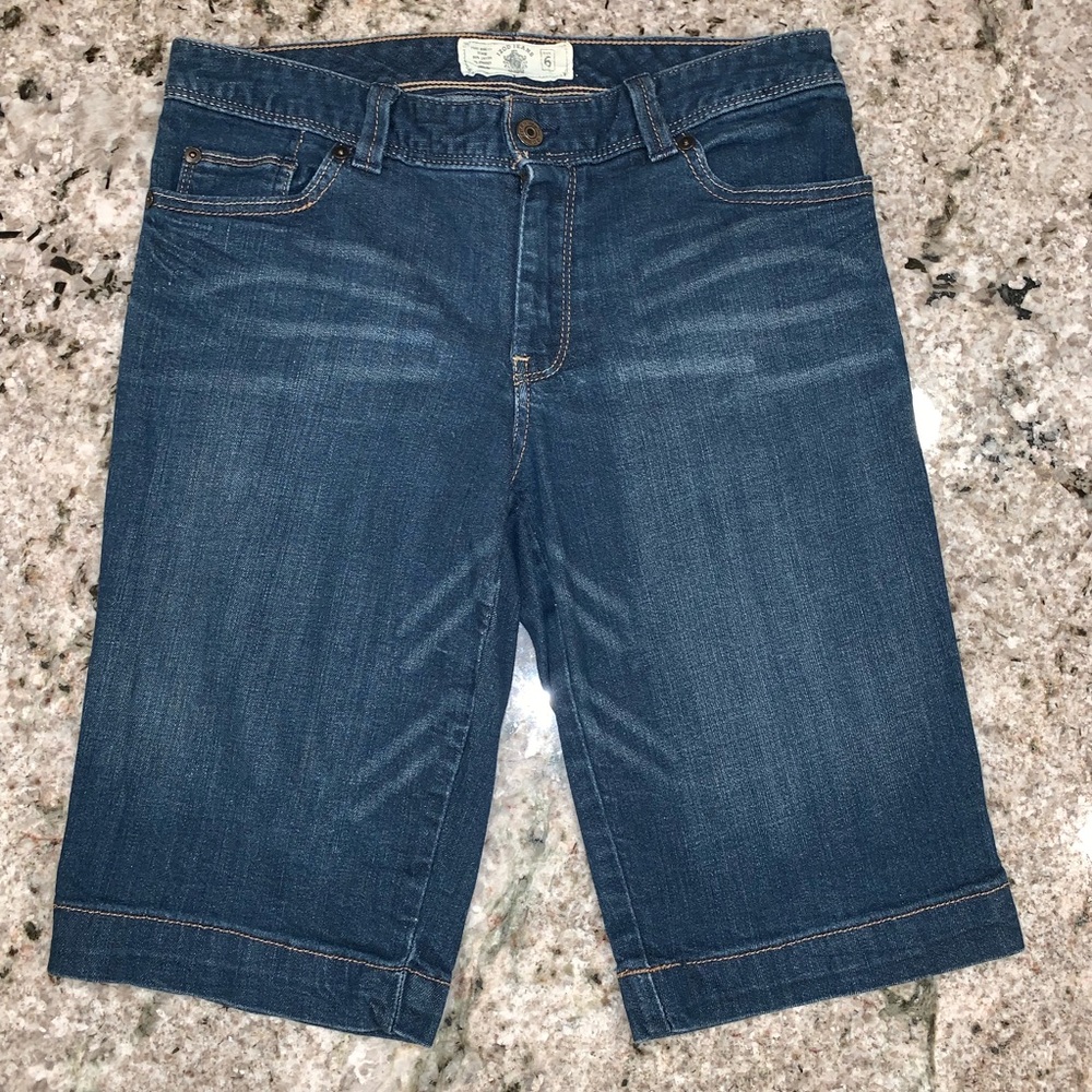 Izod Blue Stretch Jean Short